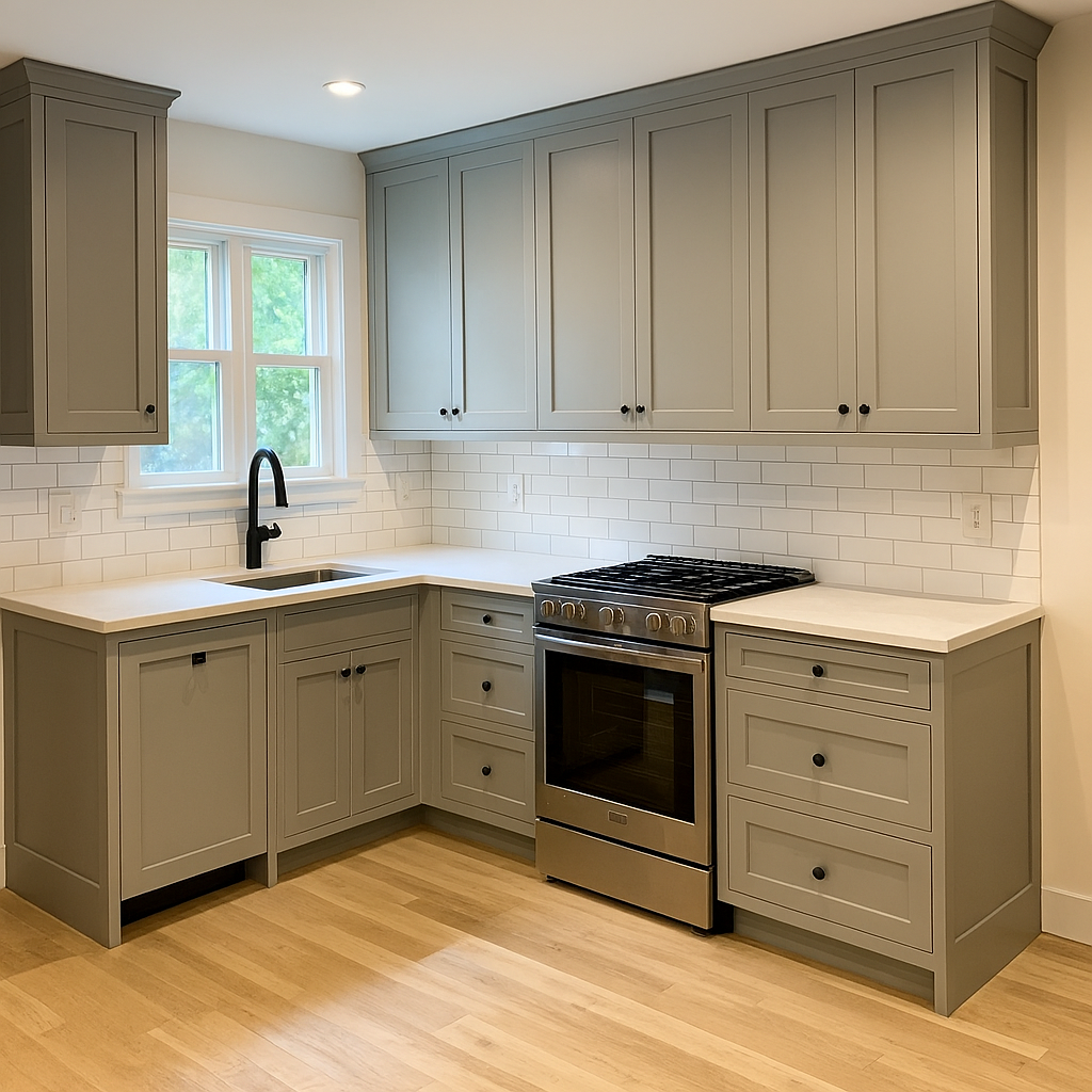 Moderne køkkenrenovering